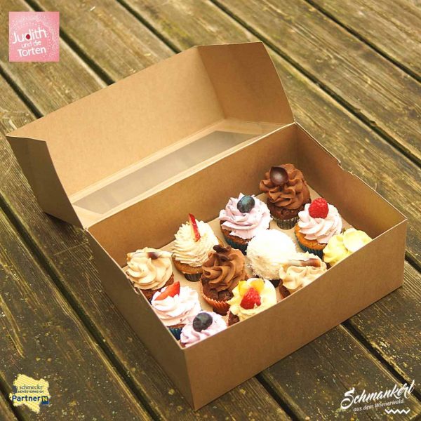 Mini Cup Cakes Box 12 Stück